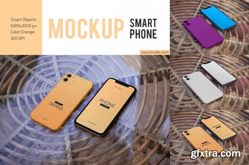 CreativeMarket - iPhone Mockup Set 6199312