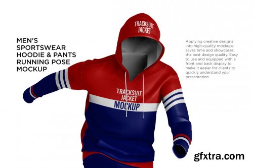 CreativeMarket - Sportwear Running Pose Mockup 6224324