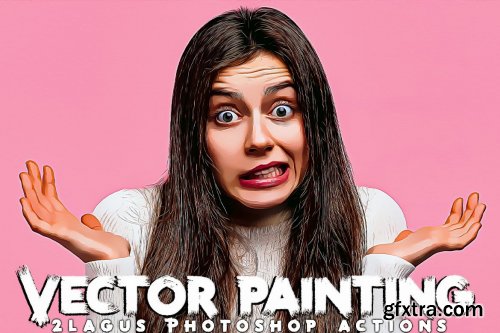 Vector Painting Photoshop Actions
