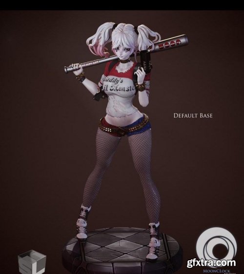 Stylized Harley Quinn – 3D Print Model