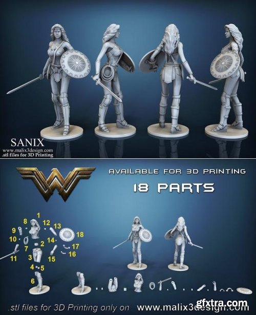 Wonder-Woman – 3D Print Model