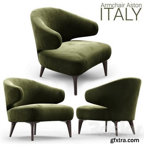 Armchair Minotti Aston 1 OLIVE