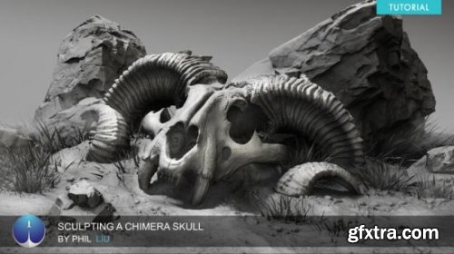 Sculpting a Chimera Skull by Phil Liu