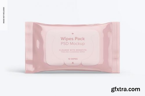 Wipes pack mockup