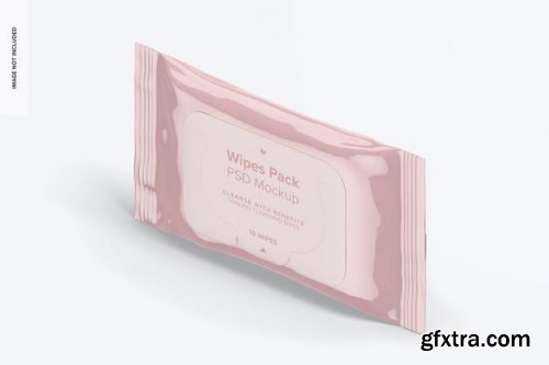 Wipes pack mockup