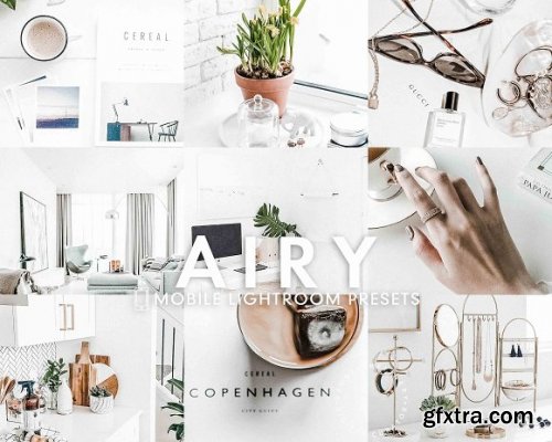 CreativeMarket - 5 AIRY Mobile Lightroom Presets 5275664