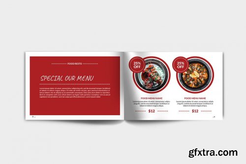 MOKAYA RESTO A5 Landscape Template