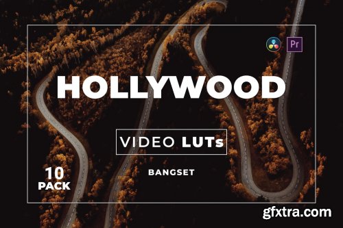 Bangset Hollywood Pack 10 Video LUTs