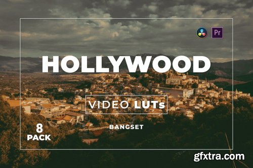 Bangset Hollywood Pack 8 Video LUTs