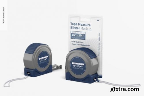 Tape measure blister mockup 