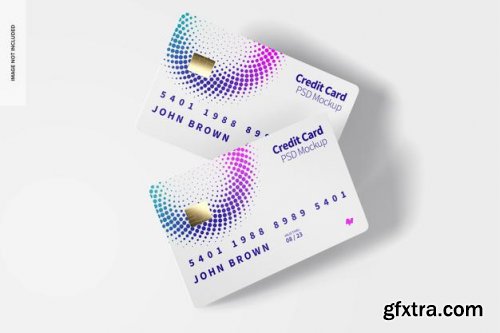 Credit cards mockup