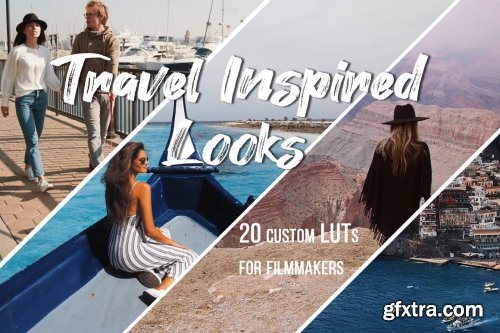 CreativeMarket - Travel Inspired 20 LUTs Pack 6191600