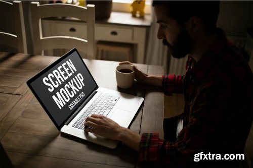 Laptop Screen Mockup Set