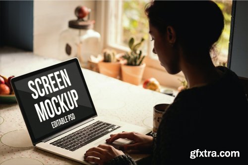 Laptop Screen Mockup Set