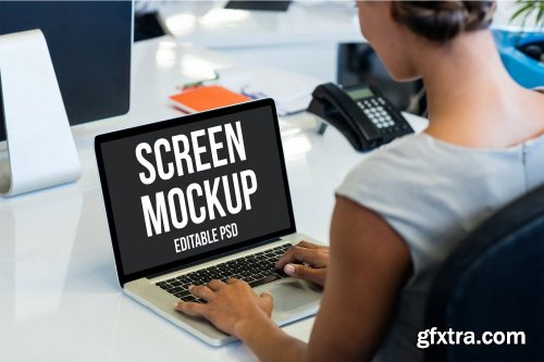 Laptop Screen Mockup Set