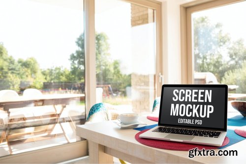 Laptop Screen Mockup Set