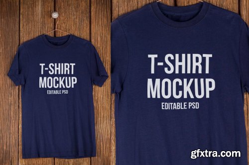 Multicolor T-shirt Mockup Set