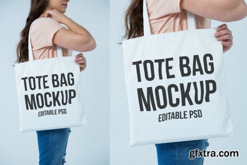 Tote Bag Mockup Set