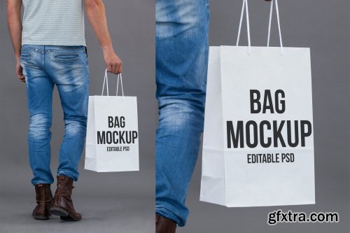 Tote Bag Mockup Set