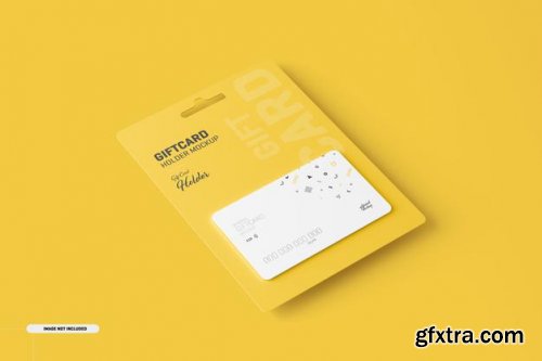 Gift Card Mockup With Card Holder