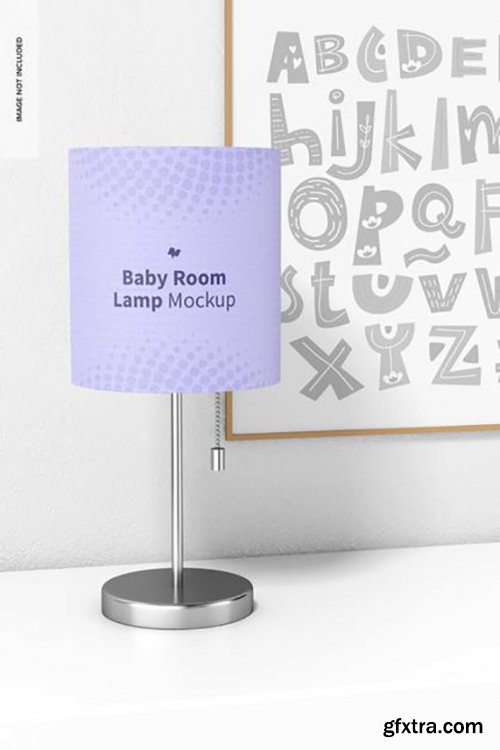 Baby room lamps mockup 