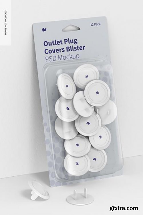 Outlet plug covers blister mockup