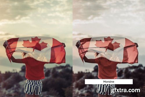 CreativeMarket - 20 Canada Day Lightroom Presets & LUTs 6238027