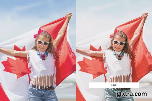 CreativeMarket - 20 Canada Day Lightroom Presets & LUTs 6238027