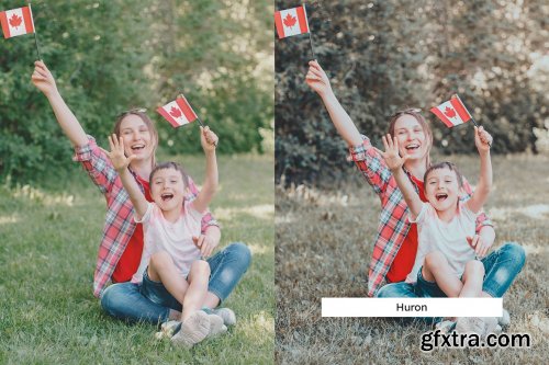 CreativeMarket - 20 Canada Day Lightroom Presets & LUTs 6238027