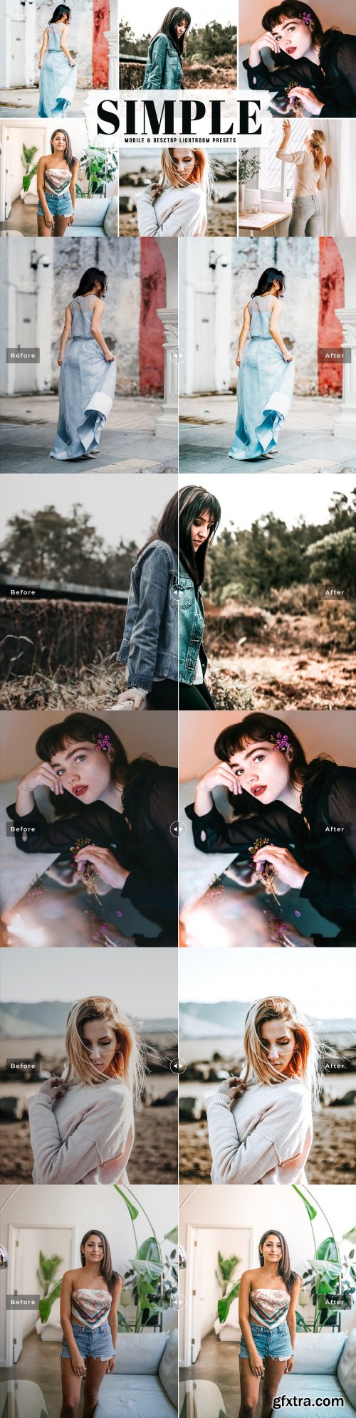 CreativeMarket - Simple Pro Lightroom Presets 6252067