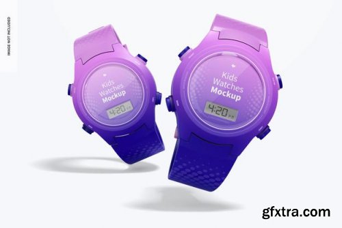 Kids watches mockup