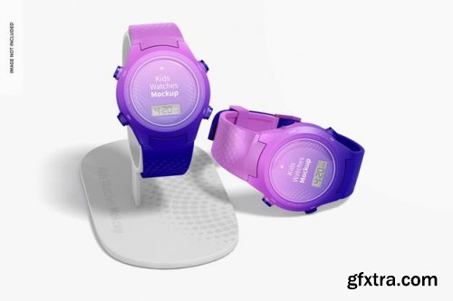 Kids watches mockup