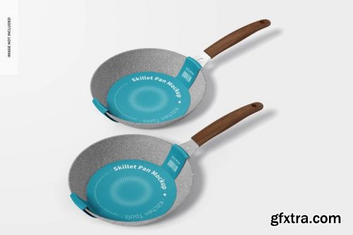  Skillet pans mockup