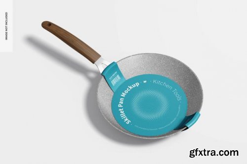  Skillet pans mockup