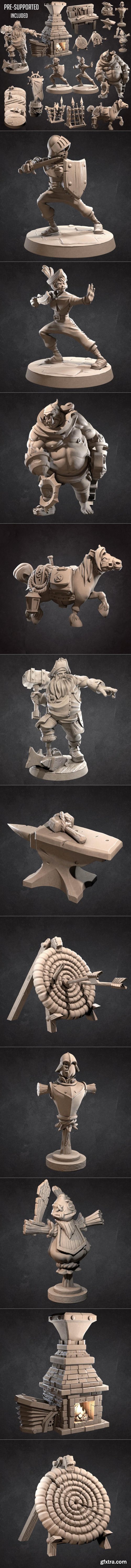 Blacksmith Set – 3D Print Model