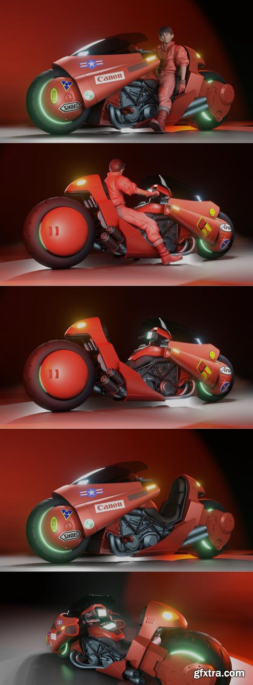 AkiraBike – 3D Print Model