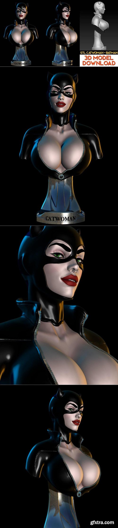 Catwoman B – 3D Print Model