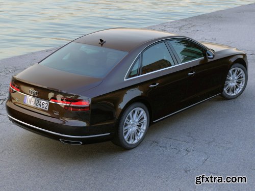 Audi A8 2014 3D model