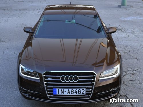 Audi A8 2014 3D model