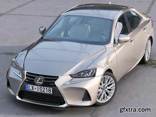 Lexus IS 2018 3D model