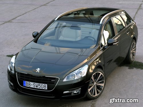 Peugeot 508 SW 2013 3D model