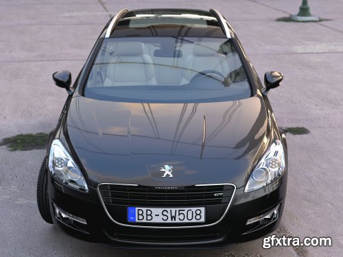 Peugeot 508 SW 2013 3D model