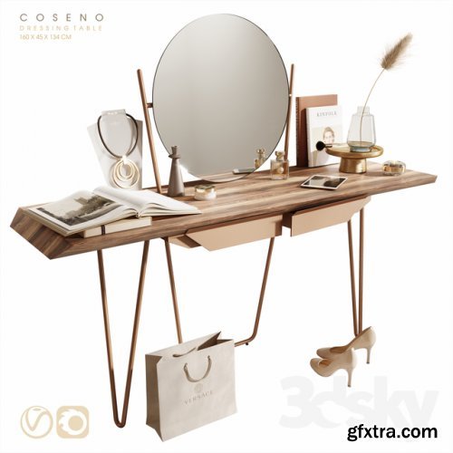 C oseno dressing table 3d model