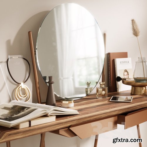 C oseno dressing table 3d model