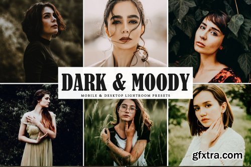 CreativeMarket - Dark & Moody Lightroom Presets 3976046