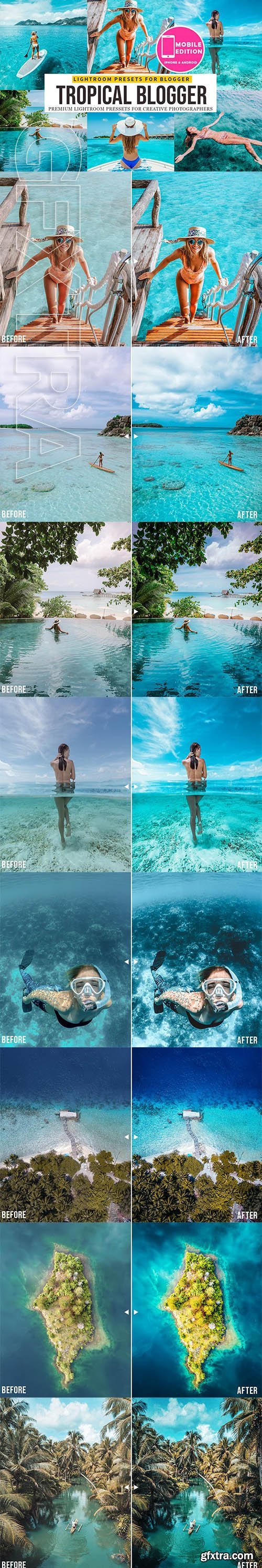 CreativeMarket - Tropical blogger Lightroom Presets 3673296