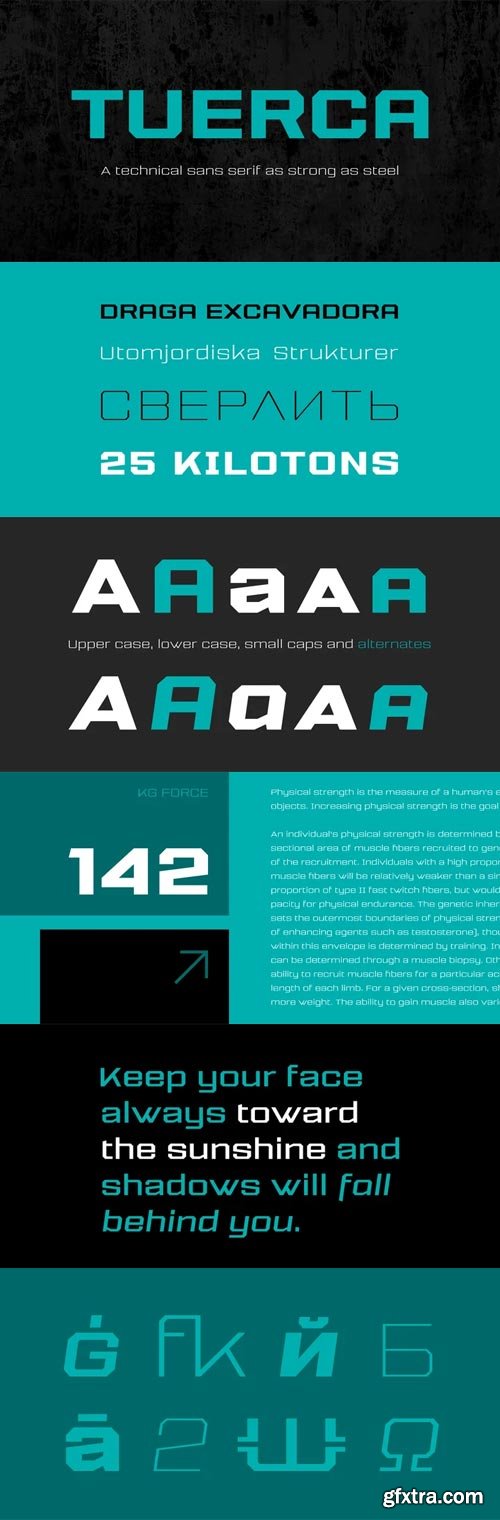 Tuerca Font Family