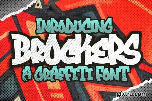 Brockers Urban Graffiti Art Business Font