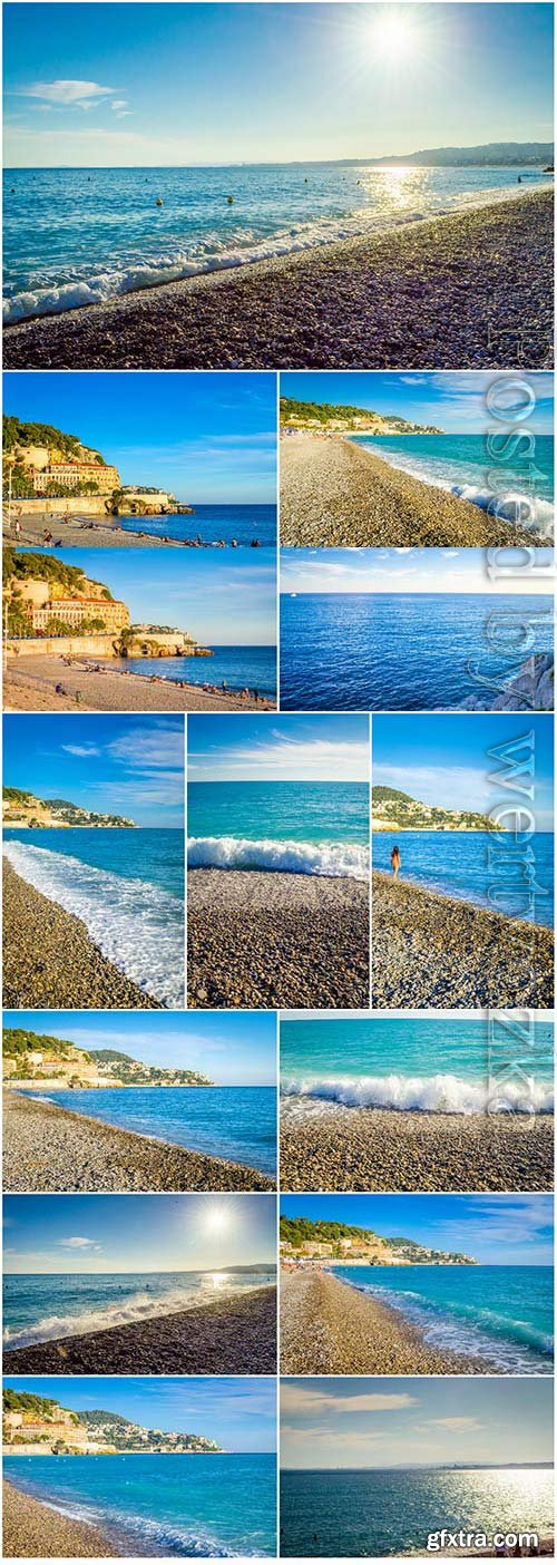 Beautiful coastal scenery stock photo