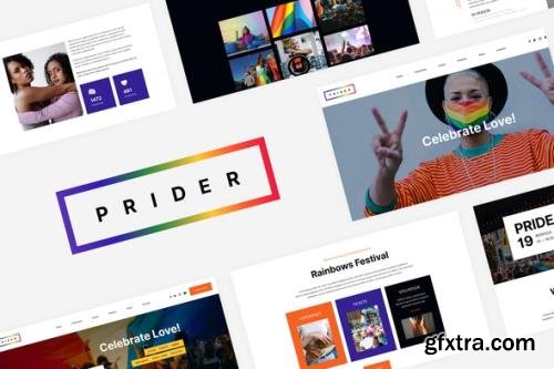 ThemeForest - Prider v1.0.0 - LGBTQ & Gay Rights Festival Template Kit - 32880188